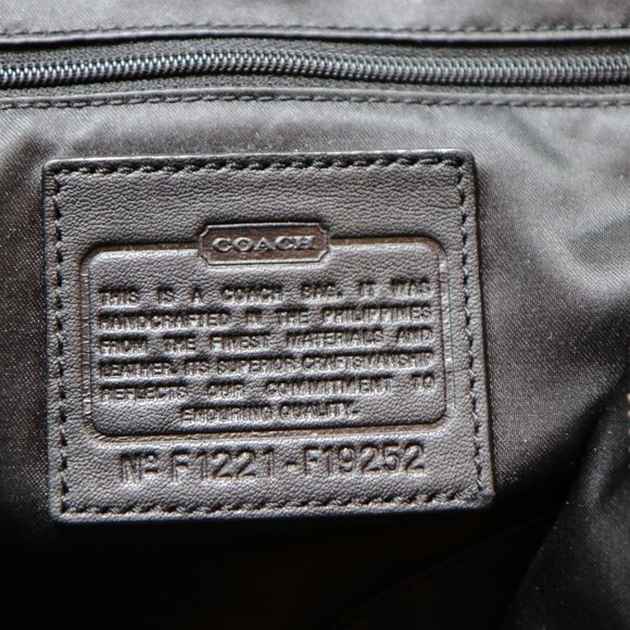 Coach Vintage PreLoved Shoulder Bag Black - Picture 8 of 10